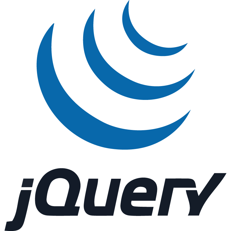 Image displays logo of most popular javascript library in the world jQuery